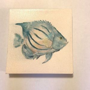 Cute sparkly fish poster